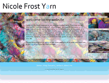 Tablet Screenshot of nicolefrost.net
